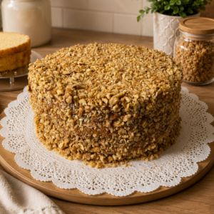 Torta Hojarasca Manjar Nuez